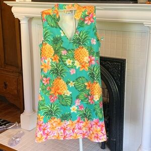 Molly Bracken tropical dress. Never worn. Retail 88‎